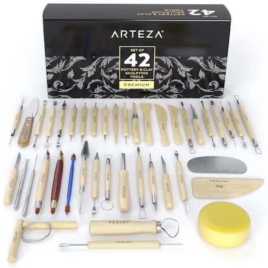Arteza&#xAE; 42ct. Pottery &#x26; Clay Sculpting Tools Set